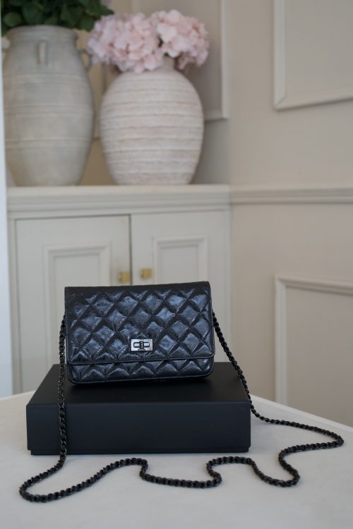 Chanel Reissue Wallet On Chain in So Black Limited Edition With Black Hardware