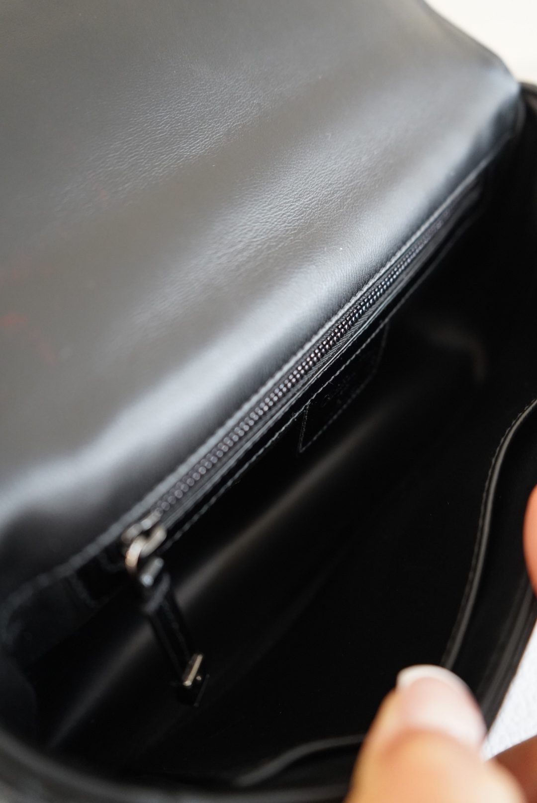 Christian Dior Caro Shoulder Bag In Black Quilted Calfskin With Gunmetal Hardware (2021) - Image 10
