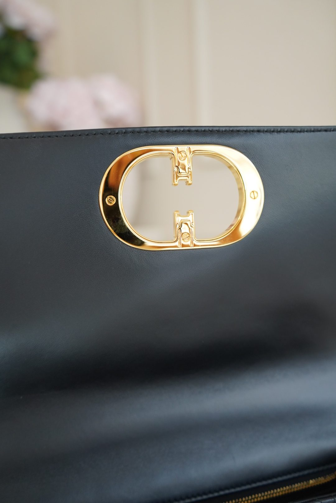 Christian Dior Dioramour Caro Bag In Black Calfskin Quilted With A Heart-Shaped Cannage Motif (2021) - Image 8