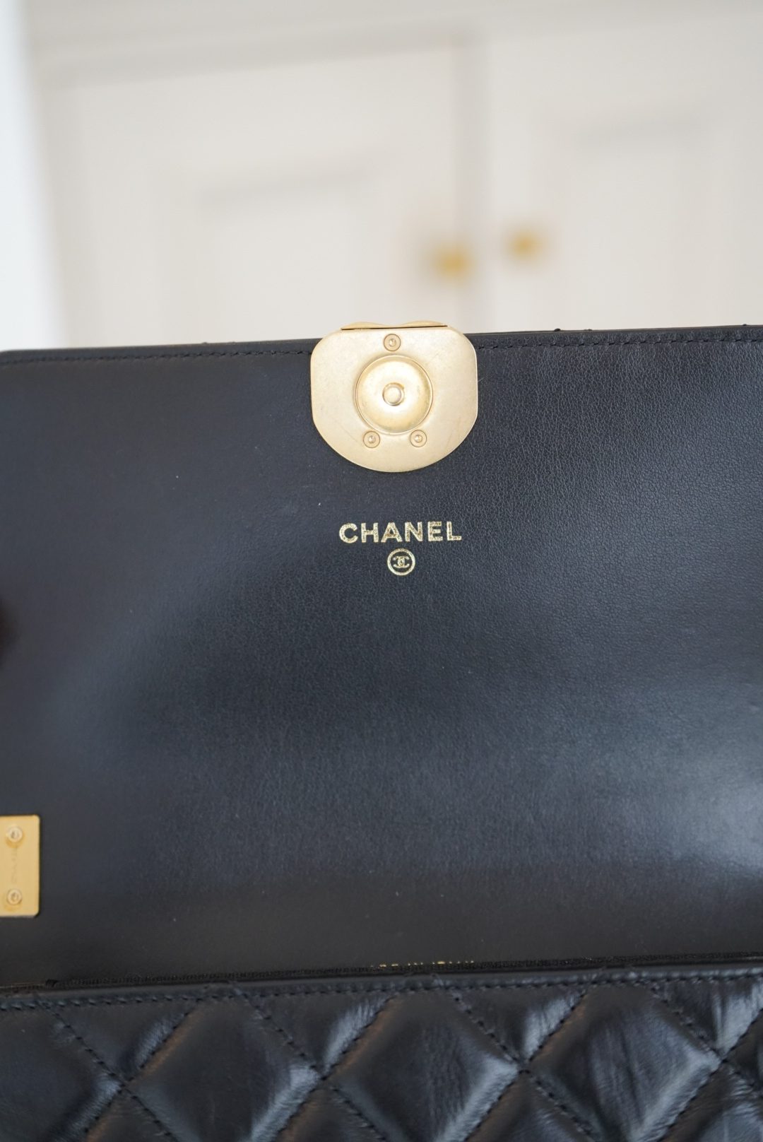 Chanel 19 Black Limited Edition Lambskin Quilted with Gold Hardware - Image 9