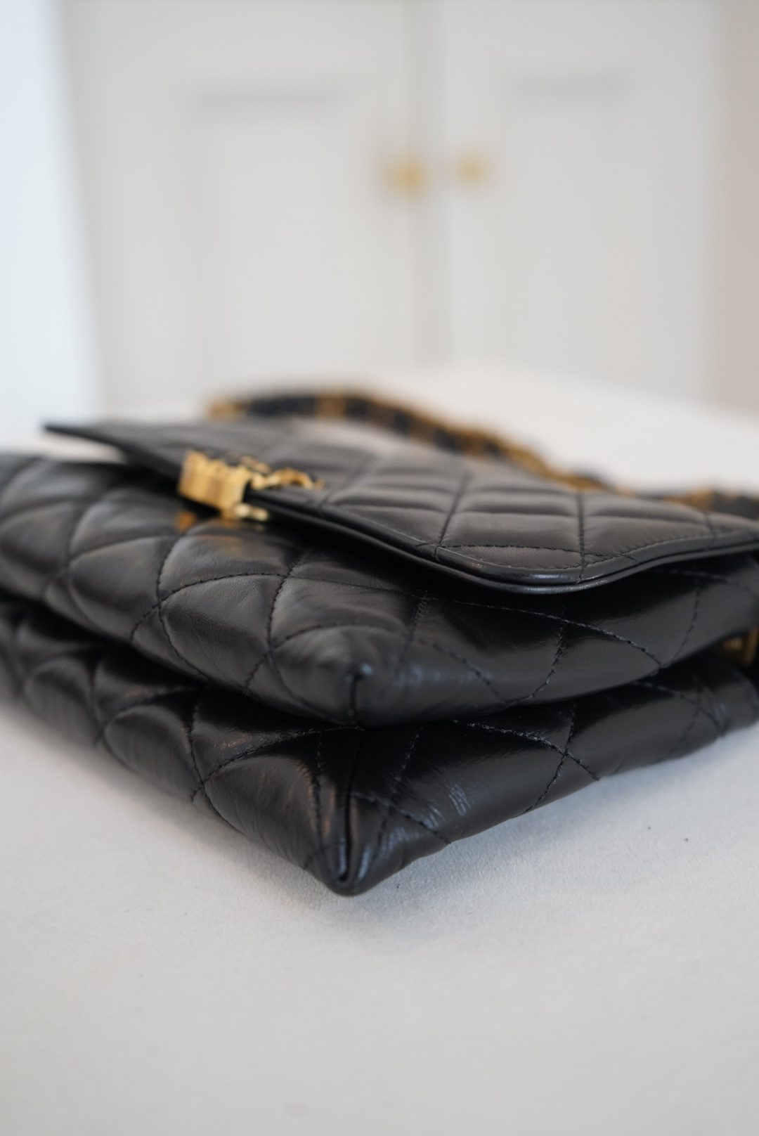 Chanel 19 Black Limited Edition Lambskin Quilted with Gold Hardware - Image 5