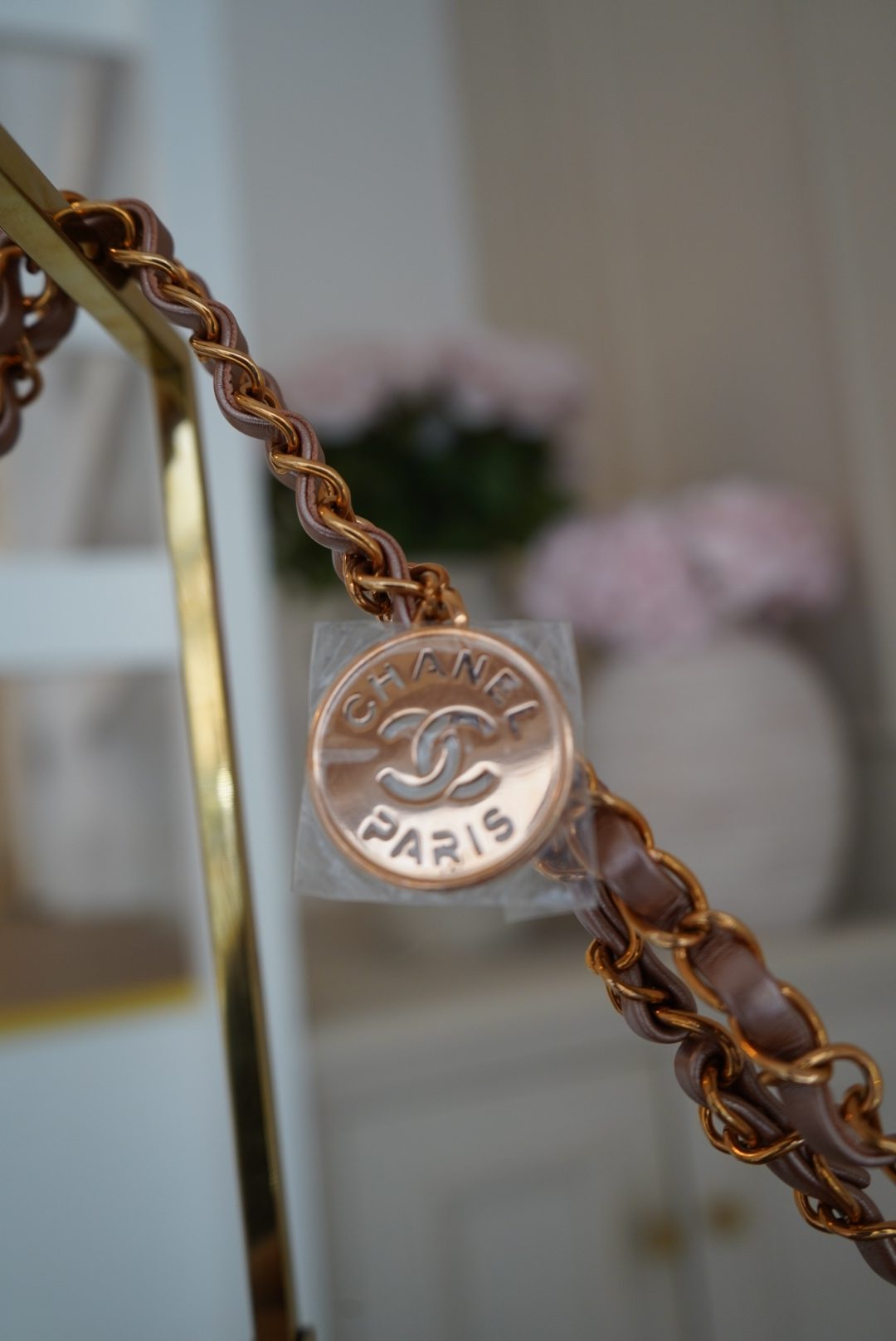 SOLD - Chanel 22 Rose Gold Shiny Calfskin with Rose Gold Hardware - Image 7