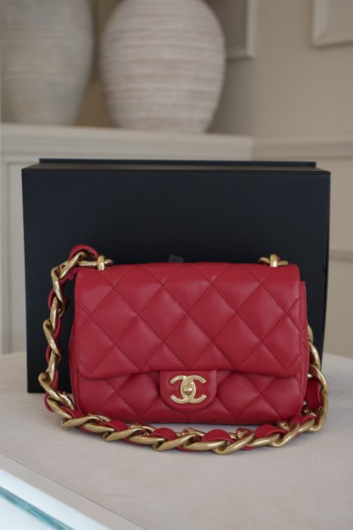 Chanel Pink Limited Edition Quilted Leather Flap Bag