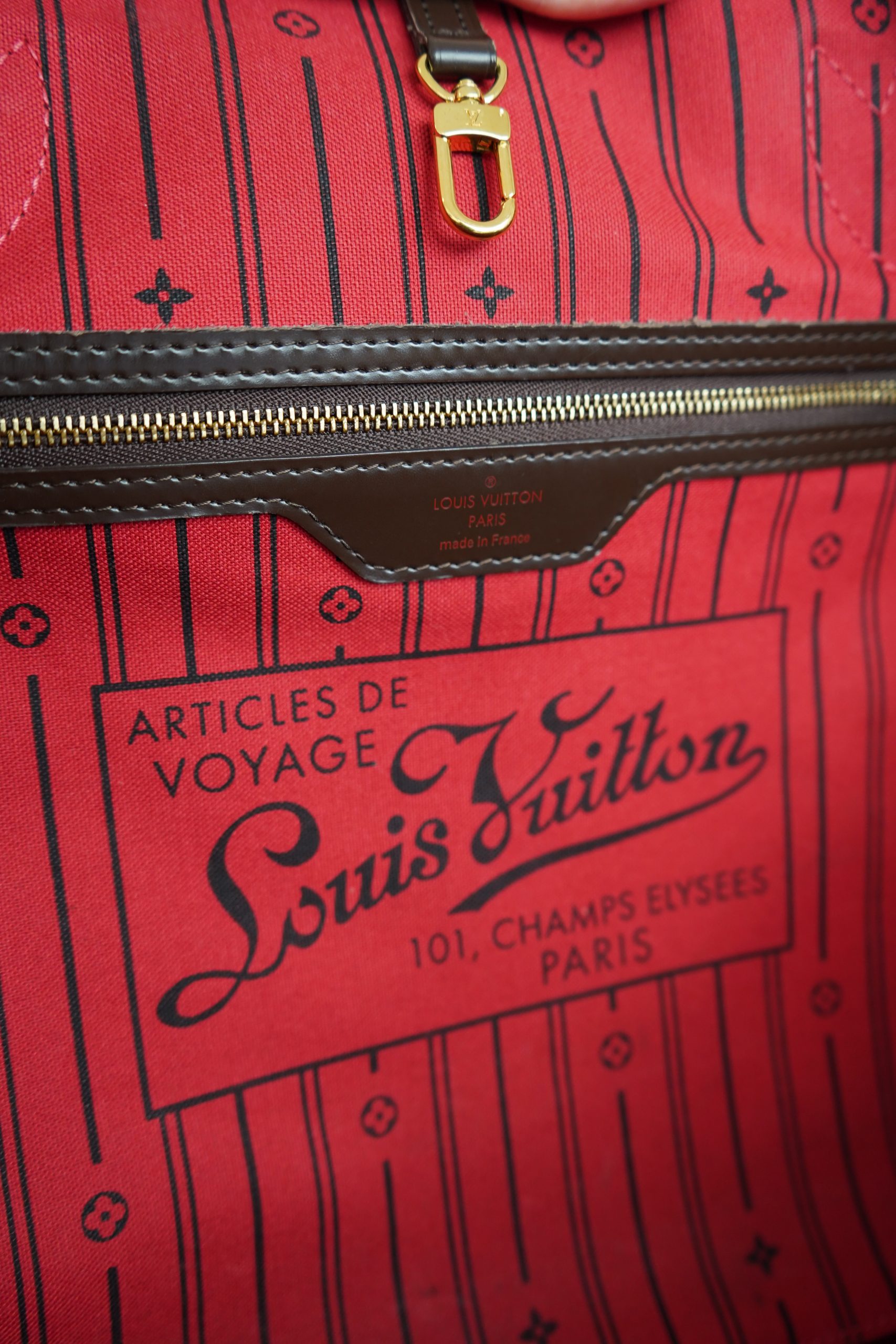 Louis Vuitton Damier Ebene Canvas NeverFull GM - Image 10