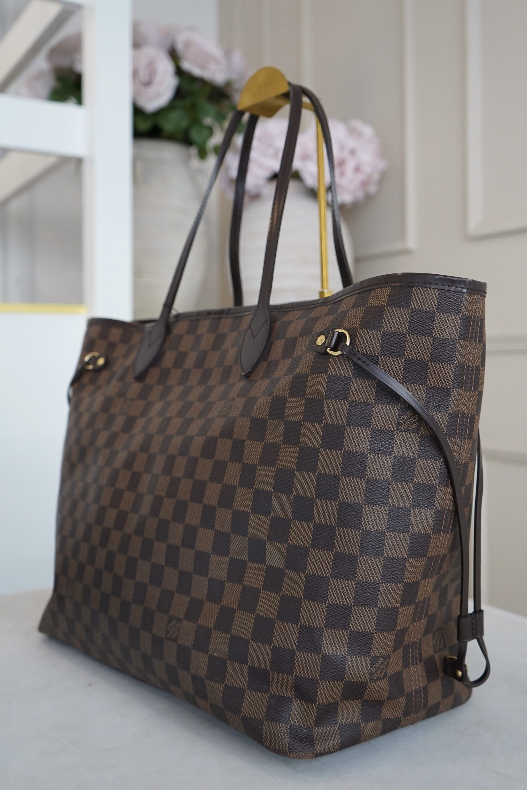 Louis Vuitton Damier Ebene Canvas NeverFull GM - Image 12
