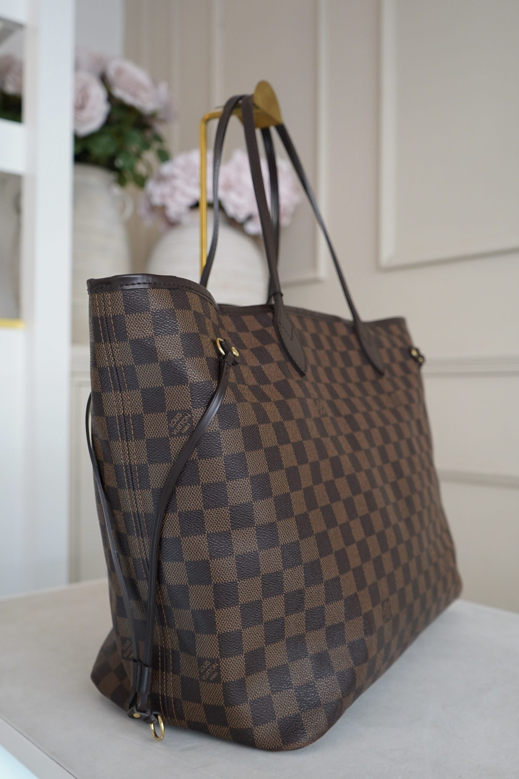 Louis Vuitton Damier Ebene Canvas NeverFull GM - Image 13