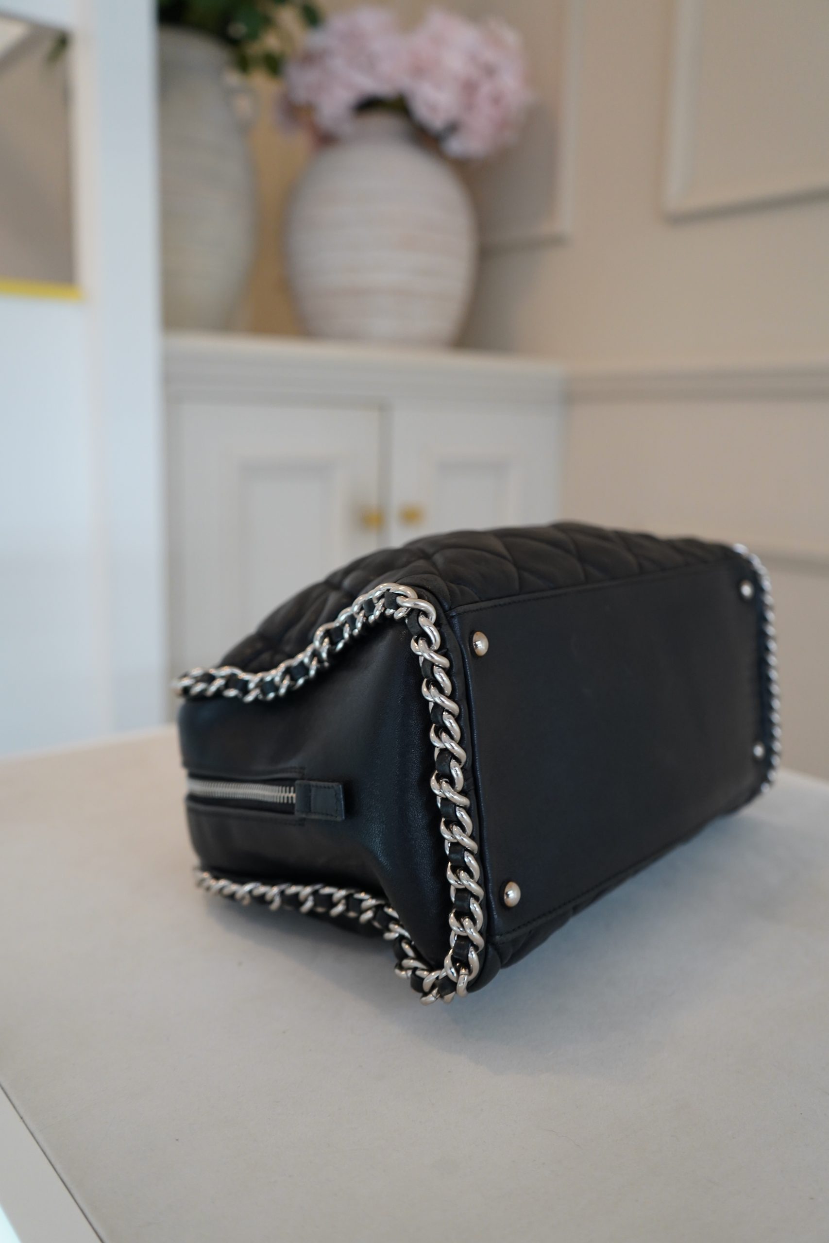 Chanel Calfskin Chain Around Bowler Bag with stainless steel hardware 2011 (Code 15379213) - Image 5
