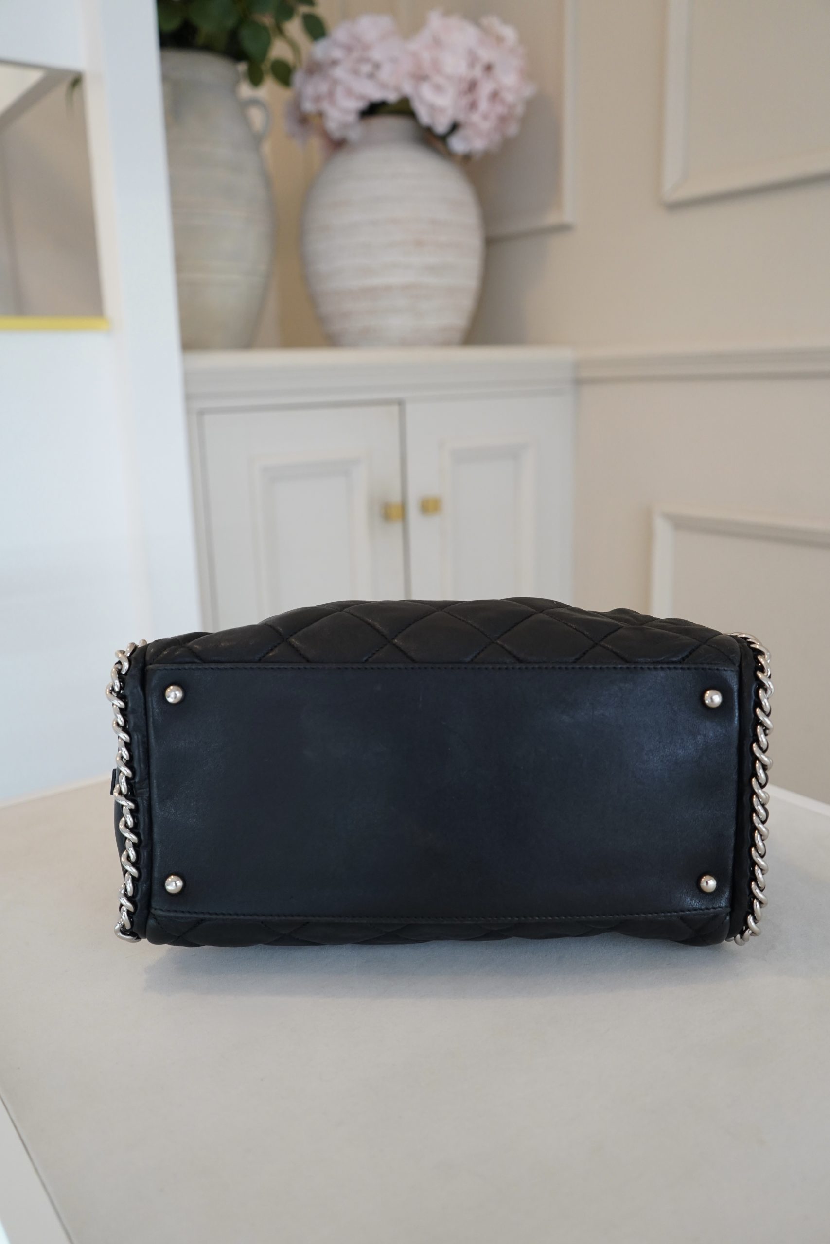 Chanel Calfskin Chain Around Bowler Bag with stainless steel hardware 2011 (Code 15379213) - Image 6