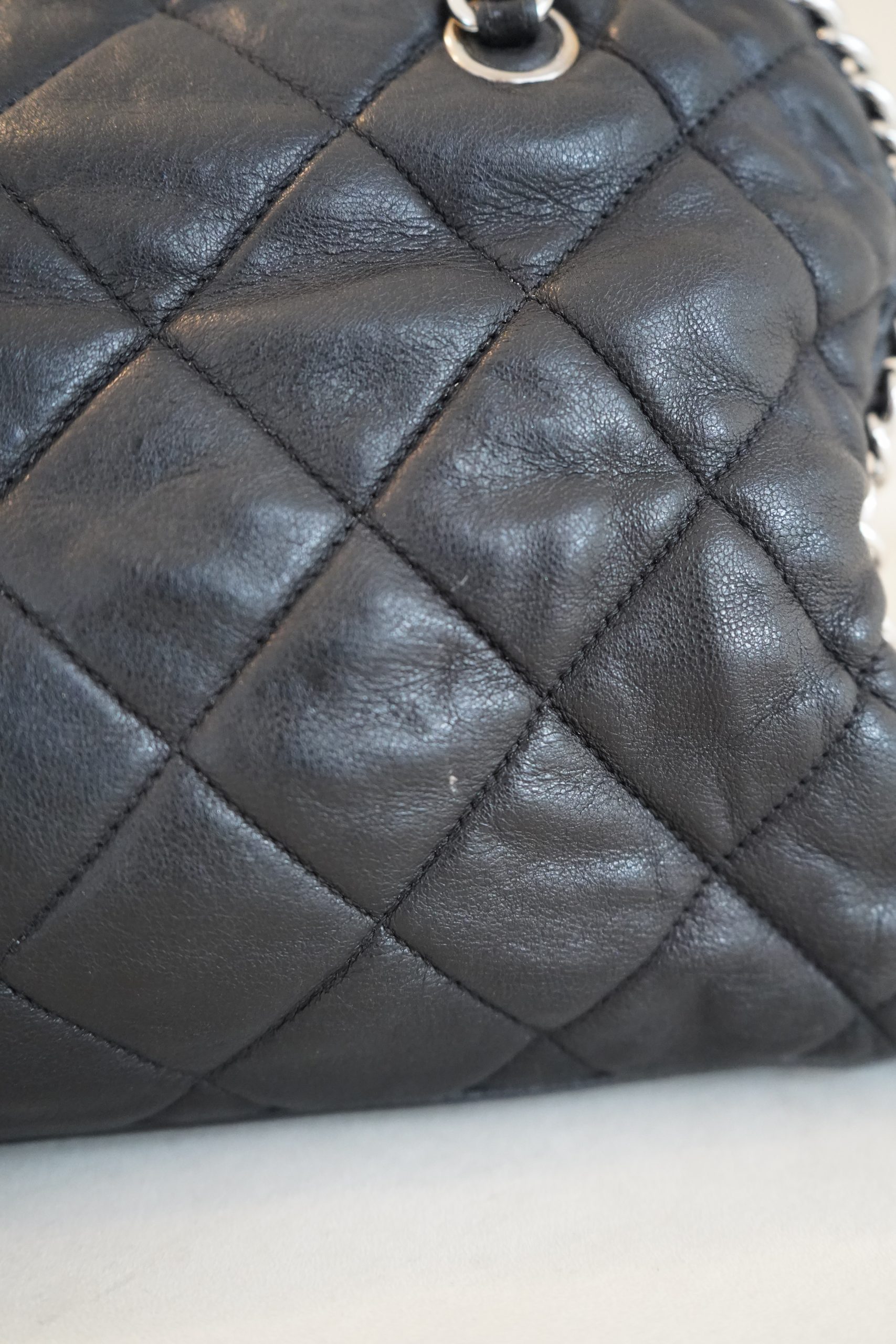 Chanel Calfskin Chain Around Bowler Bag with stainless steel hardware 2011 (Code 15379213) - Image 8