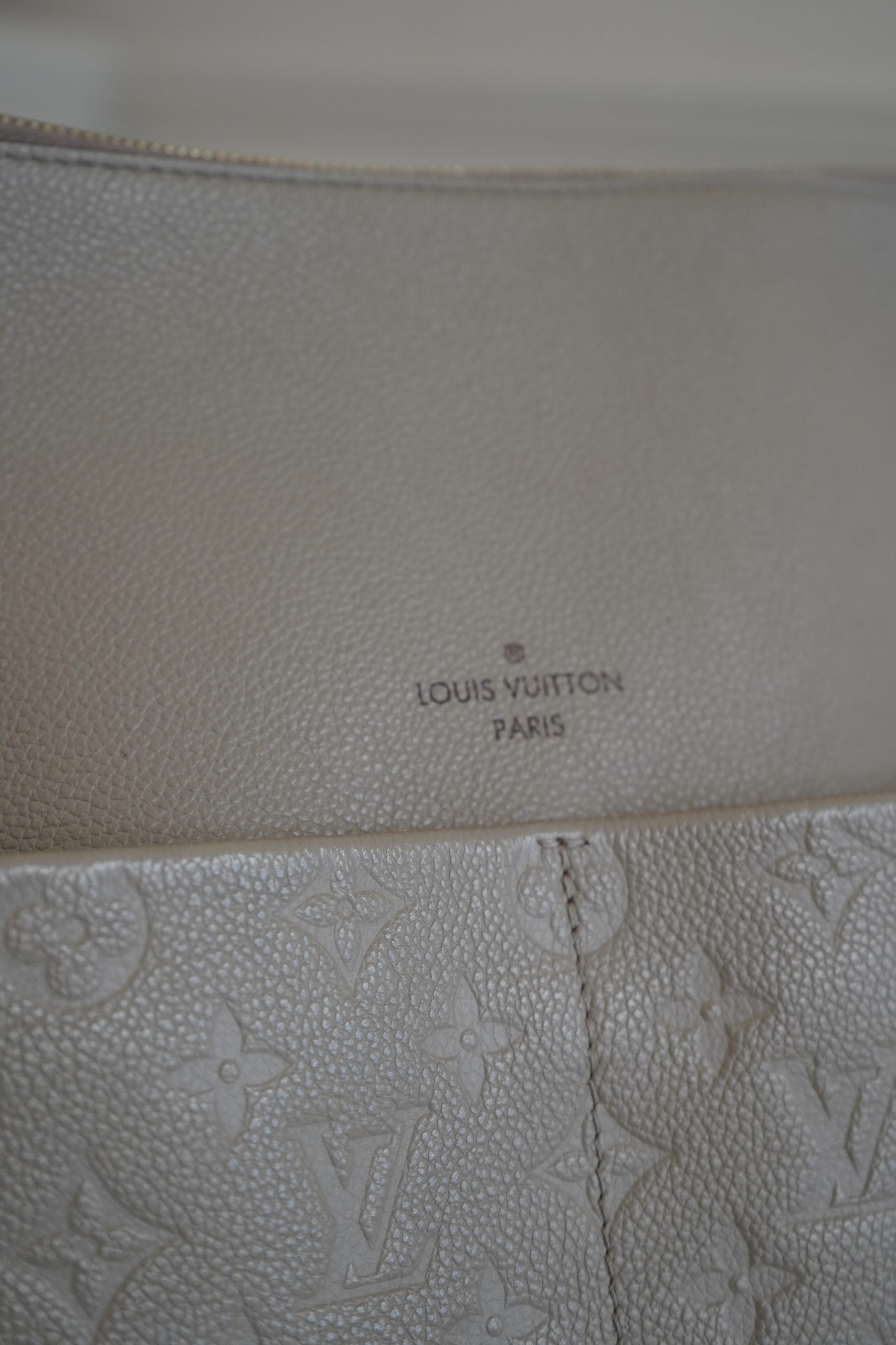 Louis Vuitton Maida Hobo Bag In Tourterelle Monogram Empreinte Leather - Image 24