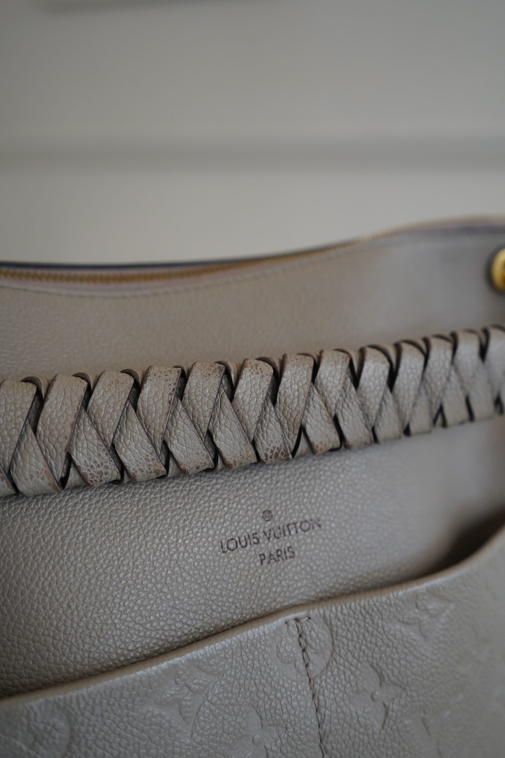Louis Vuitton Maida Hobo Bag In Tourterelle Monogram Empreinte Leather - Image 15