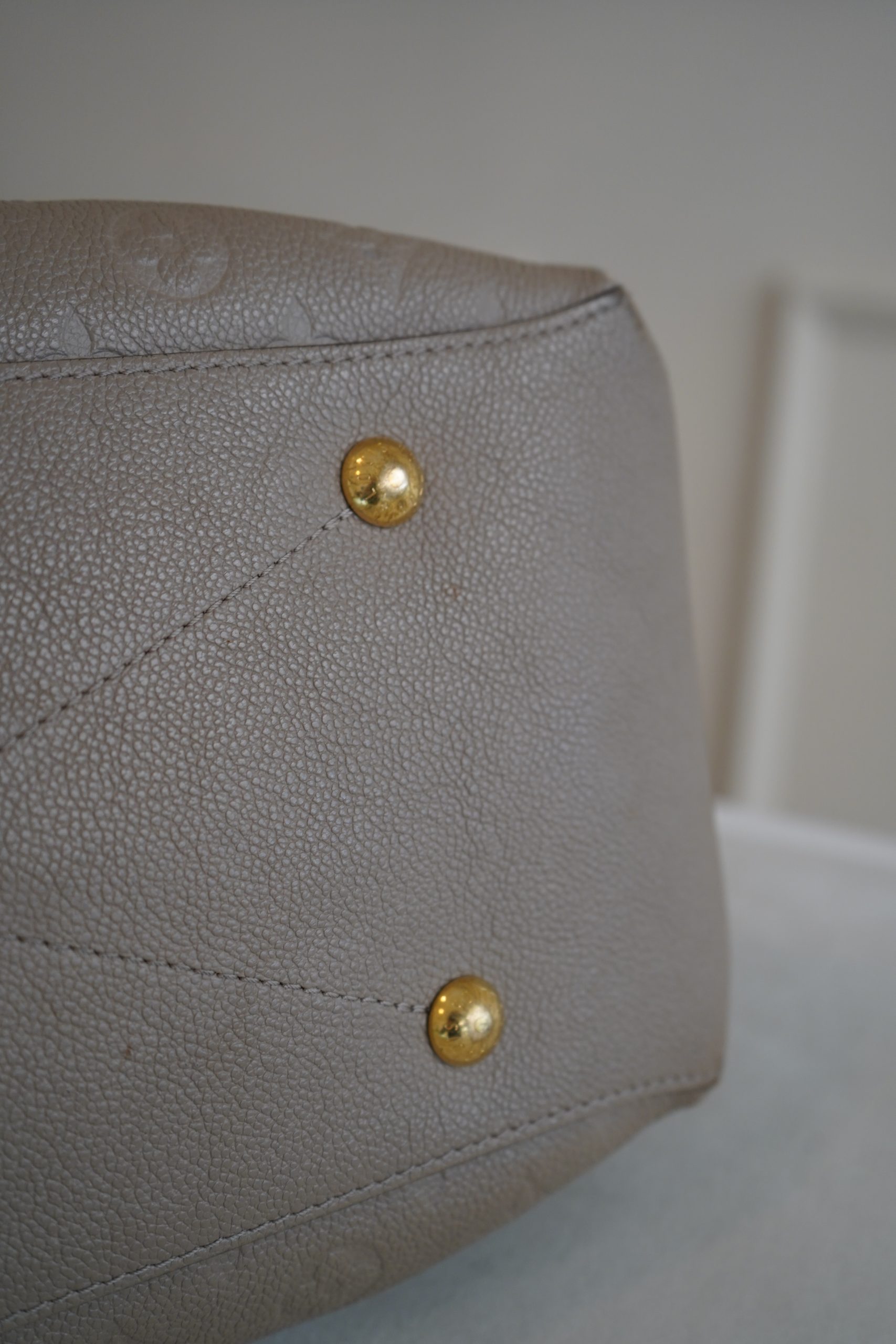 Louis Vuitton Maida Hobo Bag In Tourterelle Monogram Empreinte Leather - Image 12