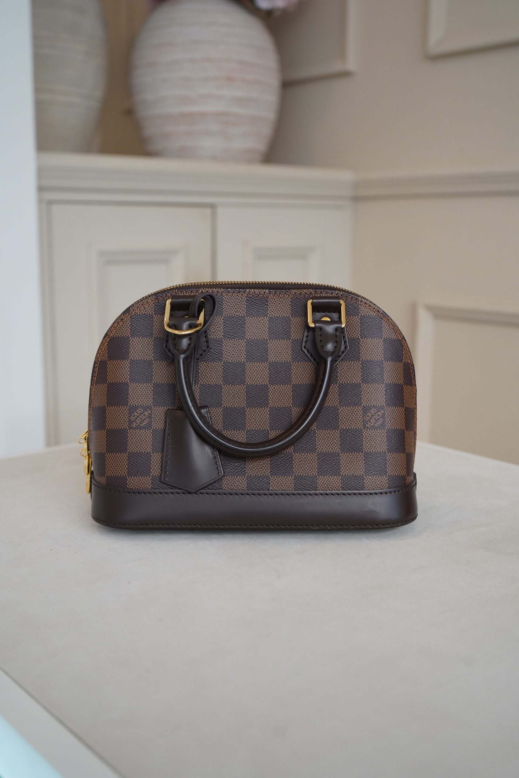 Louis Vuitton Alma BB Damier Ebene Canvas. - Image 2