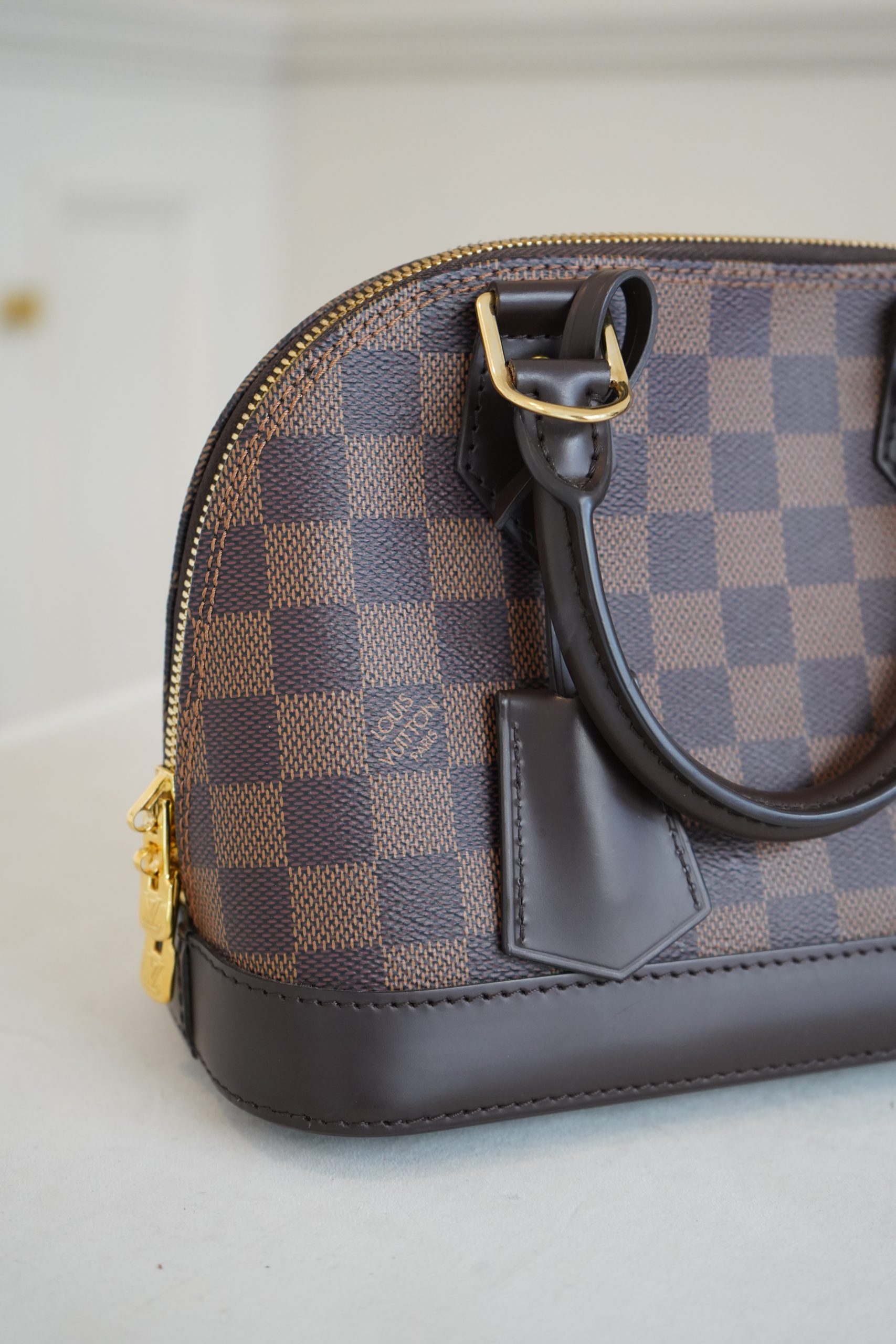 Louis Vuitton Alma BB Damier Ebene Canvas. - Image 6