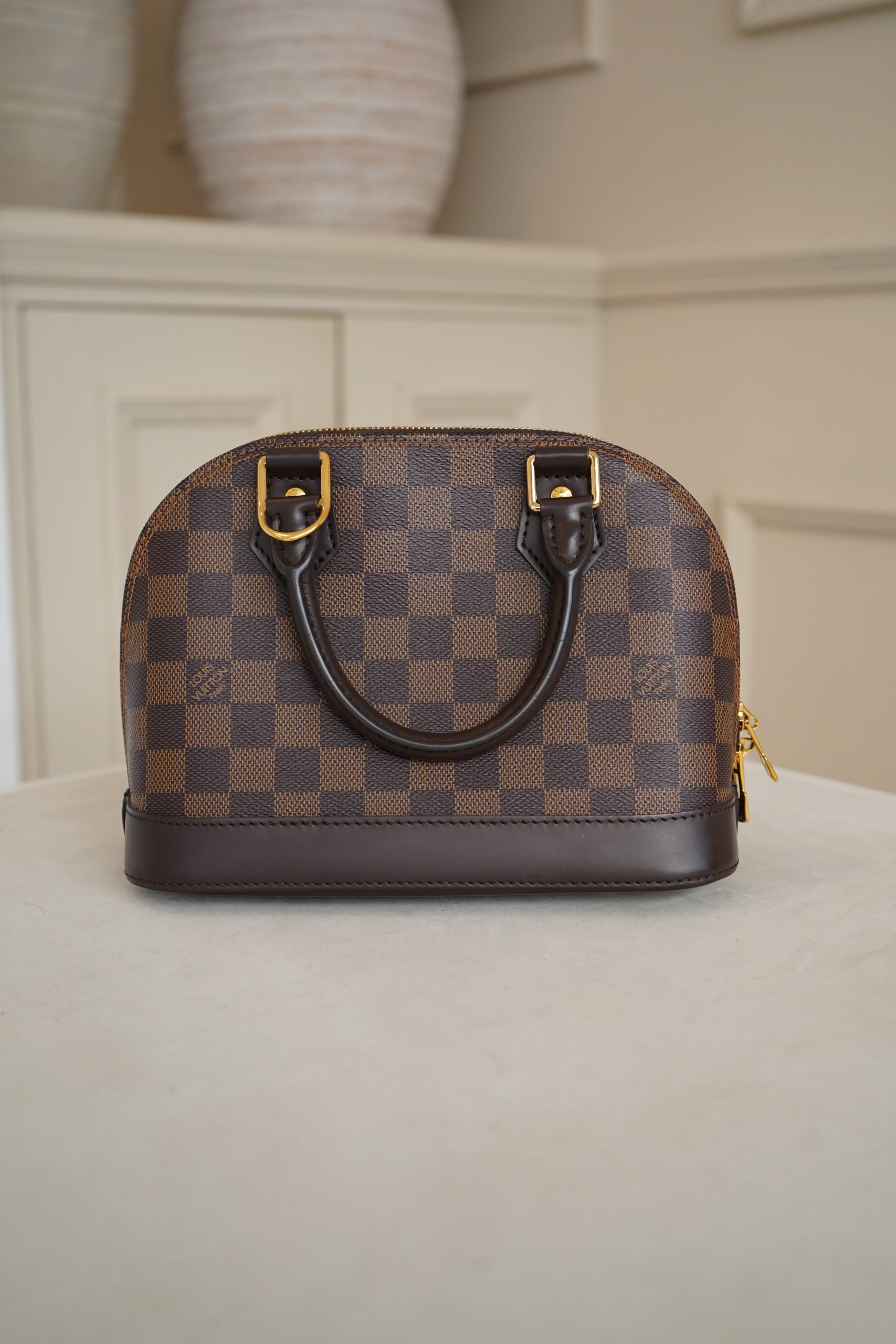 Louis Vuitton Alma BB Damier Ebene Canvas. - Image 4