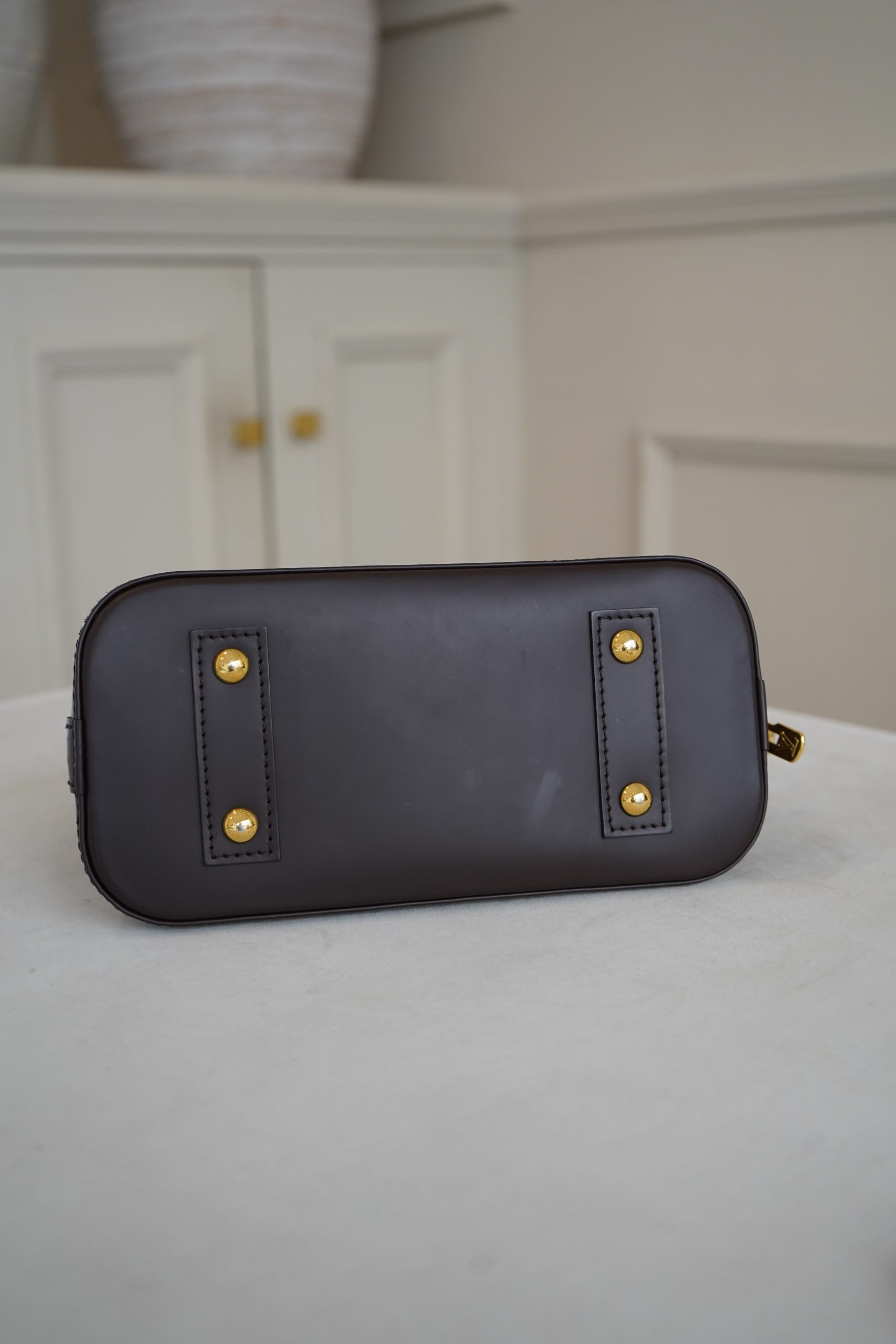 Louis Vuitton Alma BB Damier Ebene Canvas. - Image 9