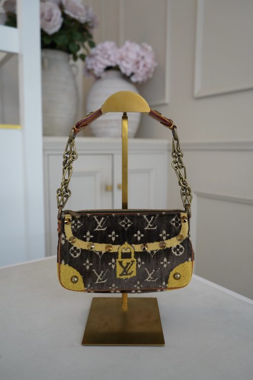 Louis Vuitton Vintage Trompe L'Oeil Monogram Terry Mini Chain Bag