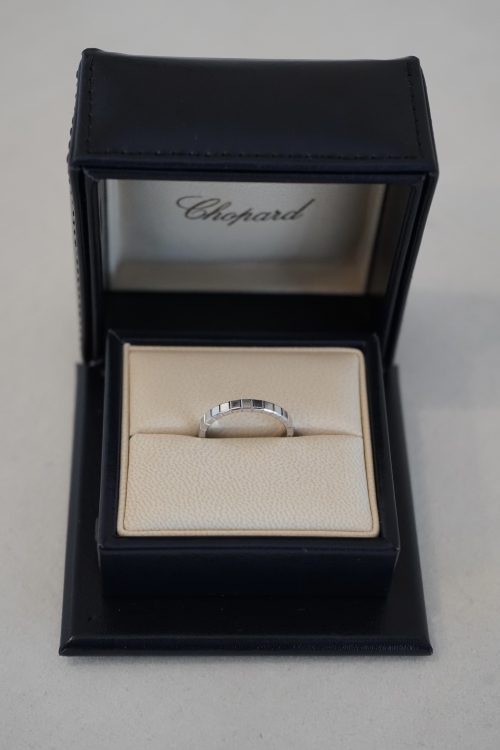 Chopard Plain White Gold Ice Ring