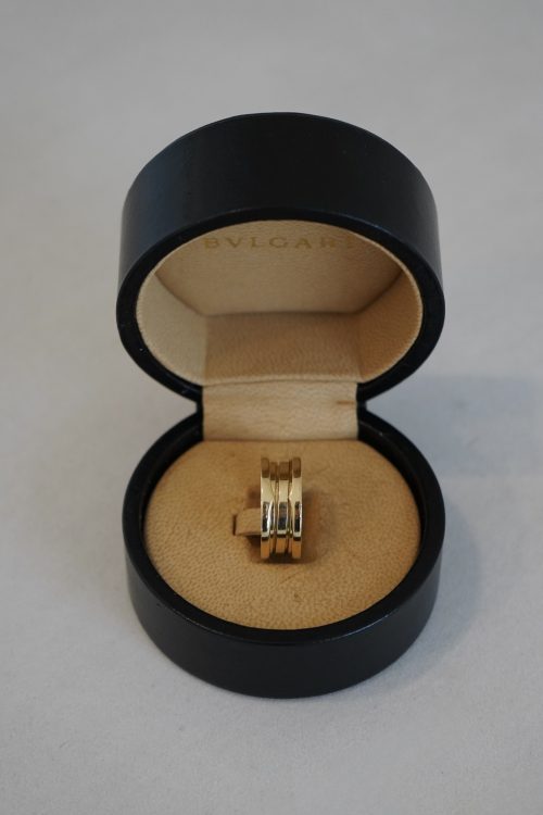 18ct Yellow Gold One Band Bvlgari Ring